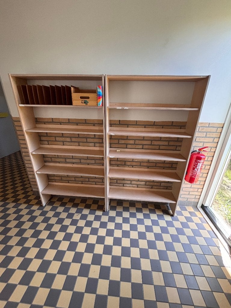 Boekenkast, Huis en Inrichting, Kasten | Boekenkasten, Ophalen, Gebruikt, 50 tot 100 cm, 150 tot 200 cm