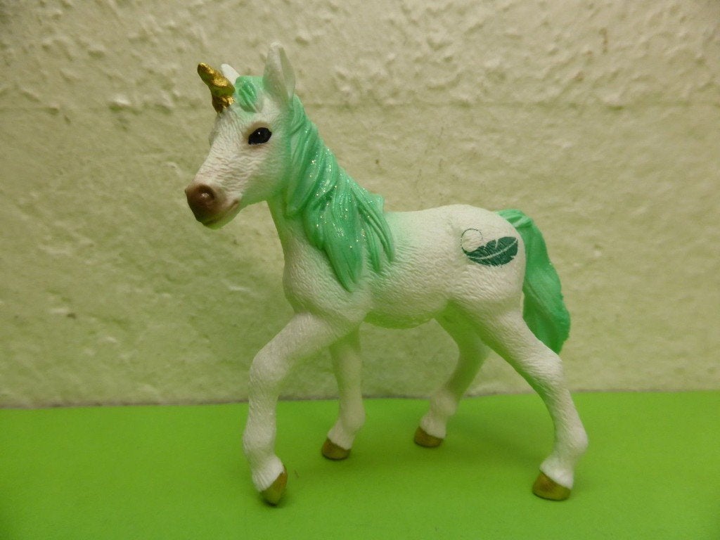 Schleich 82909 eenhoorn jade, Verzenden, Zo goed als nieuw, Paard, Beeldje of Figuurtje