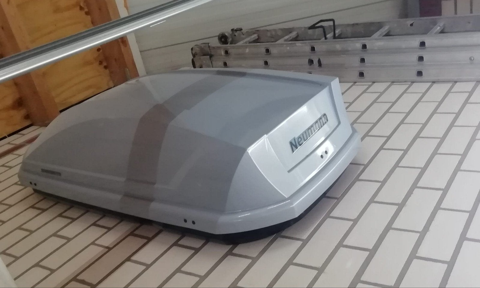 Dakkoffer inclusief dakdragers, Ophalen, Gebruikt