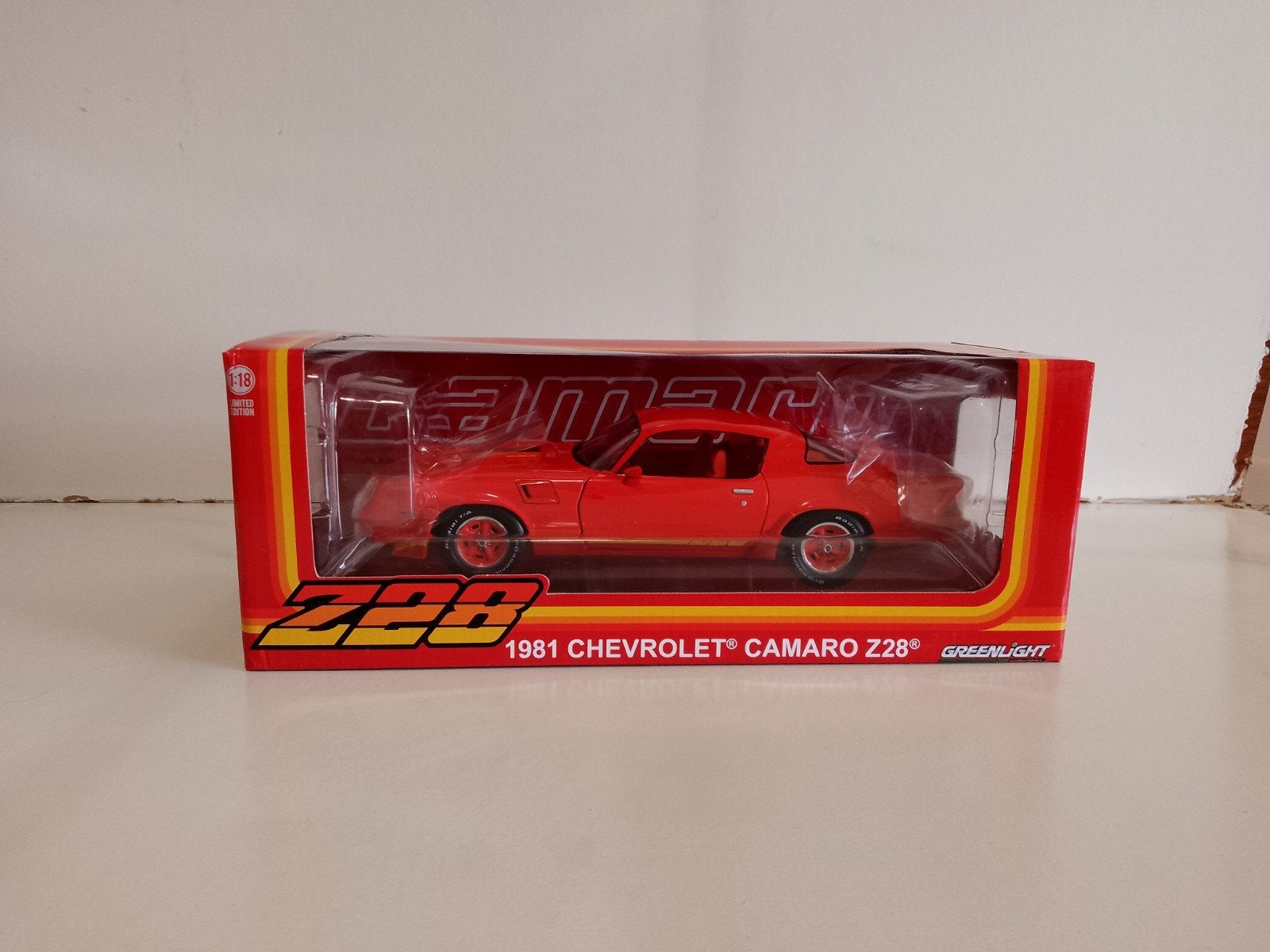 Greenlight 81" Chevrolet Camaro Z28, Hobby en Vrije tijd, Ophalen of Verzenden, Zo goed als nieuw, Auto, Overige merken