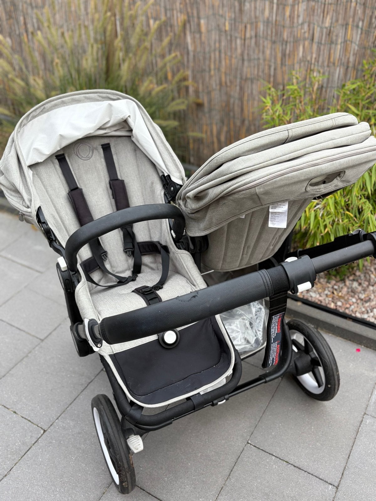 Bugaboo Donkey Duowagen met reiswieg en accessoires, Gebruikt, Ophalen, Kinderwagen, Duowagen