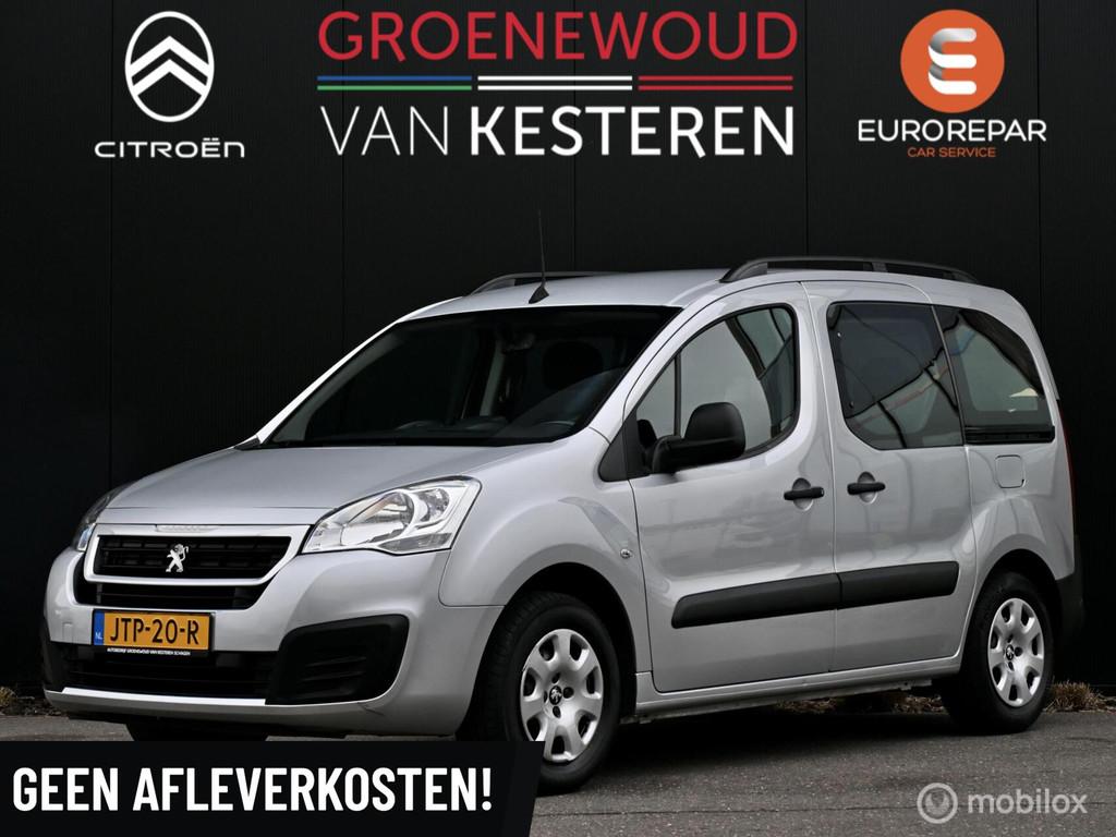 Peugeot Partner Tepee 110pk Allure I Navi I Airco I Cruise I, Auto's, Peugeot, Voorwielaandrijving, 12 maanden, Stof, Gebruikt