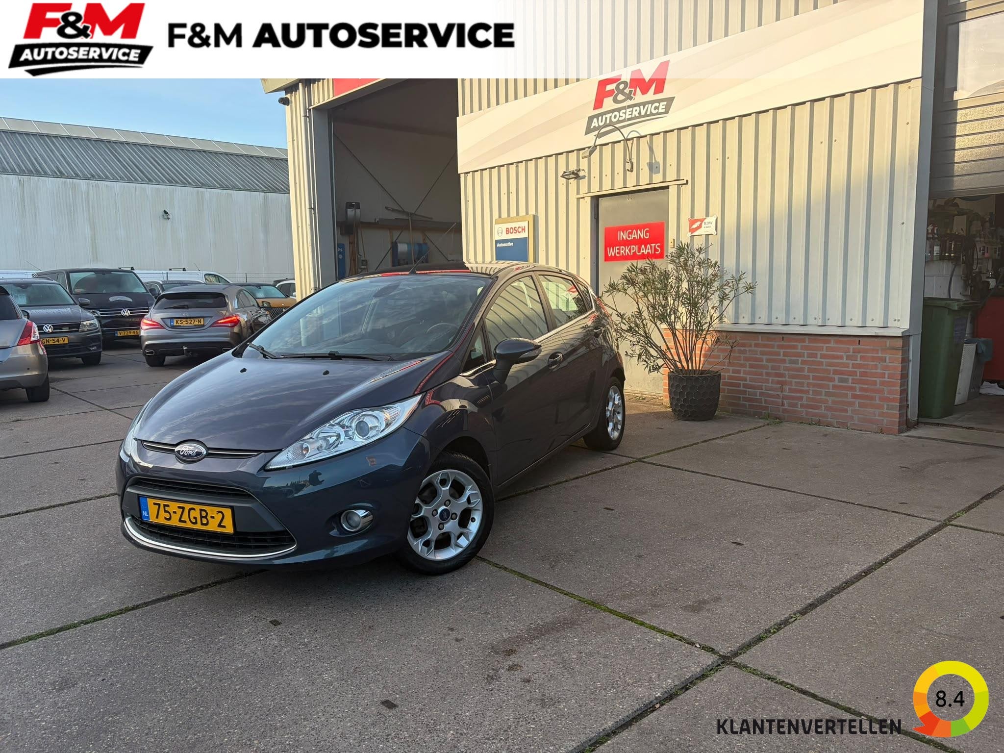 Ford Fiesta 1.25 Titanium Airco, cruise, pdc achter, Voorwielaandrijving, Stof, 1242 cc, 4 cilinders