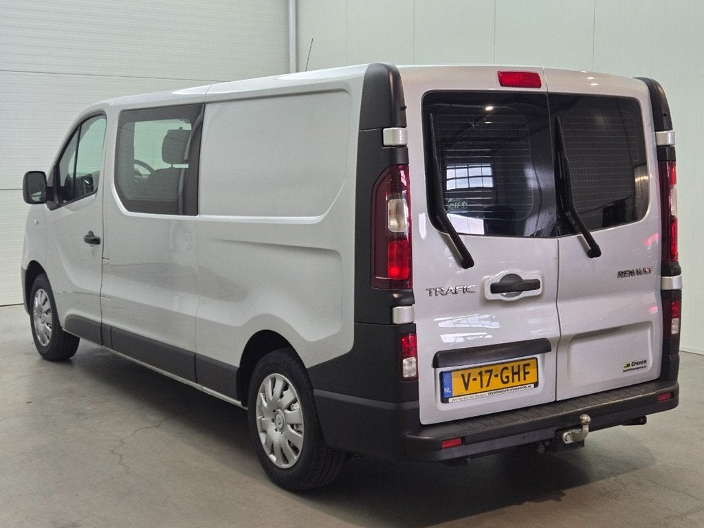 Renault Trafic 1.6 dCi T29 L2H1 Comfort Dubbele Cabine 2016, Auto's, Bestelauto's, Voorwielaandrijving, Parkeersensor, 15 km/l