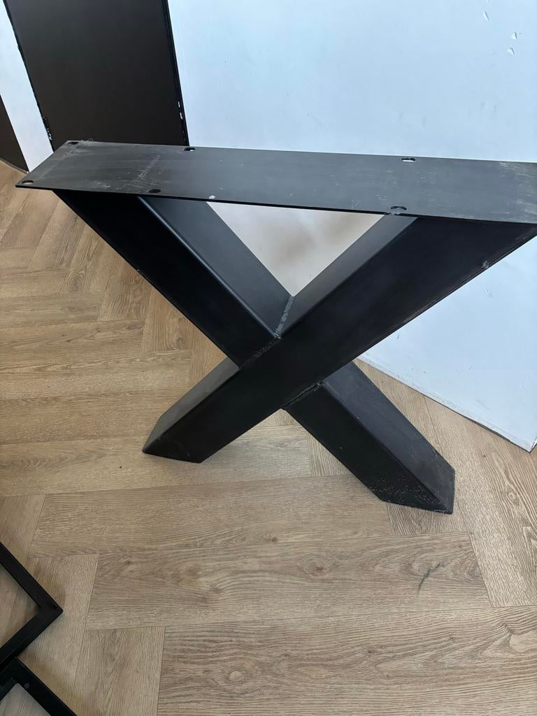 Metalen X tafelpoot, Ophalen, Tafelpoot, Minder dan 50 cm, Gebruikt