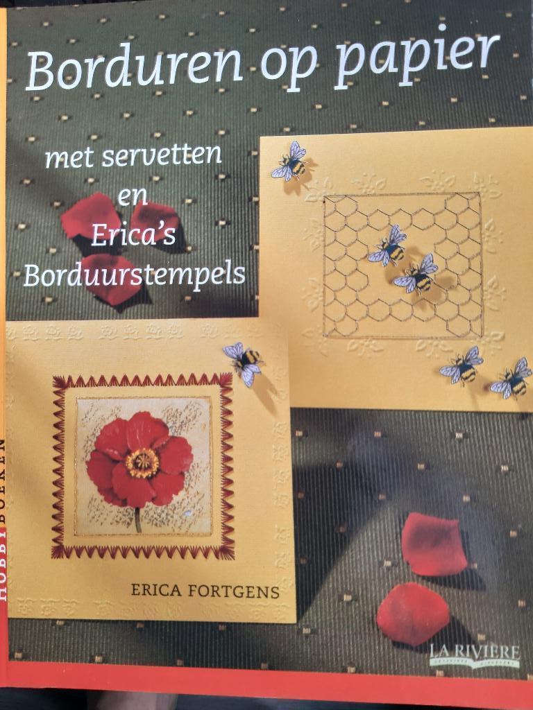 Borduren op papier -- Erica Fortgens, Verzenden, Zo goed als nieuw, Patroon