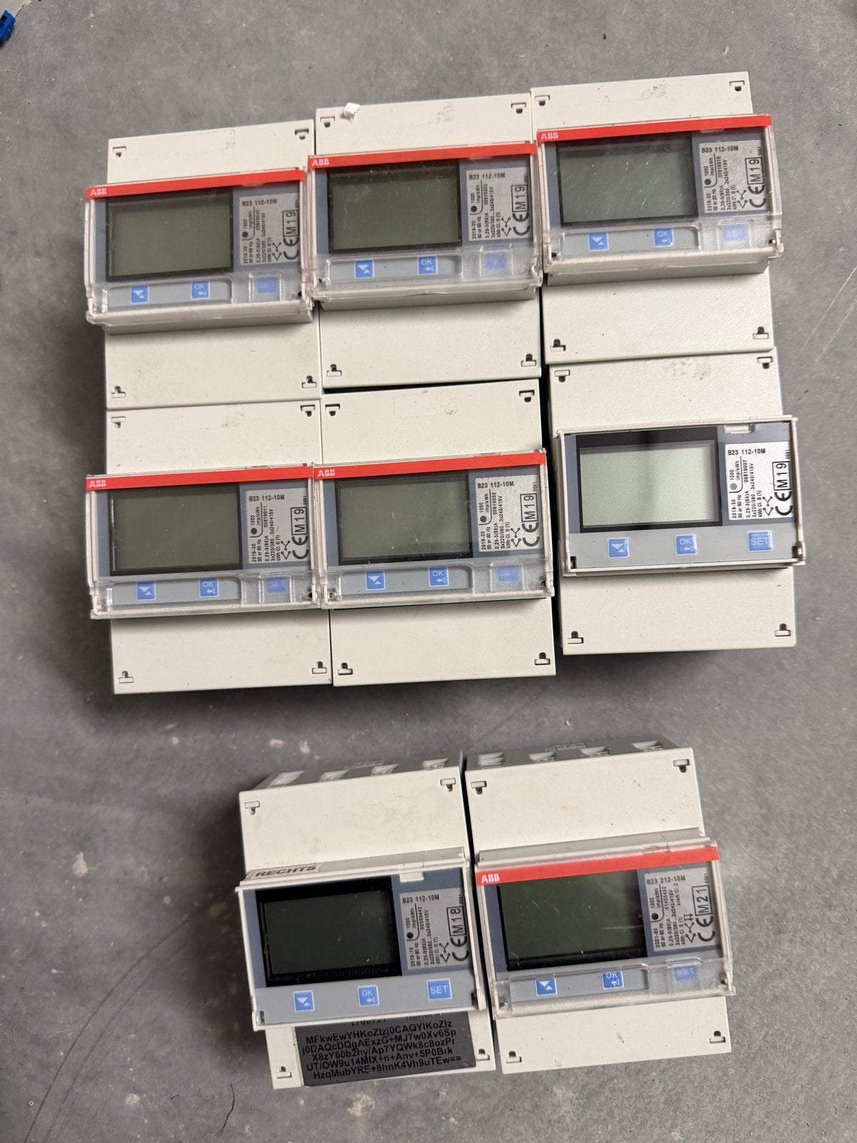 ABB B23 112-10M Energiemeters kWh, Ophalen of Verzenden, Nieuw, ABB, Overige typen