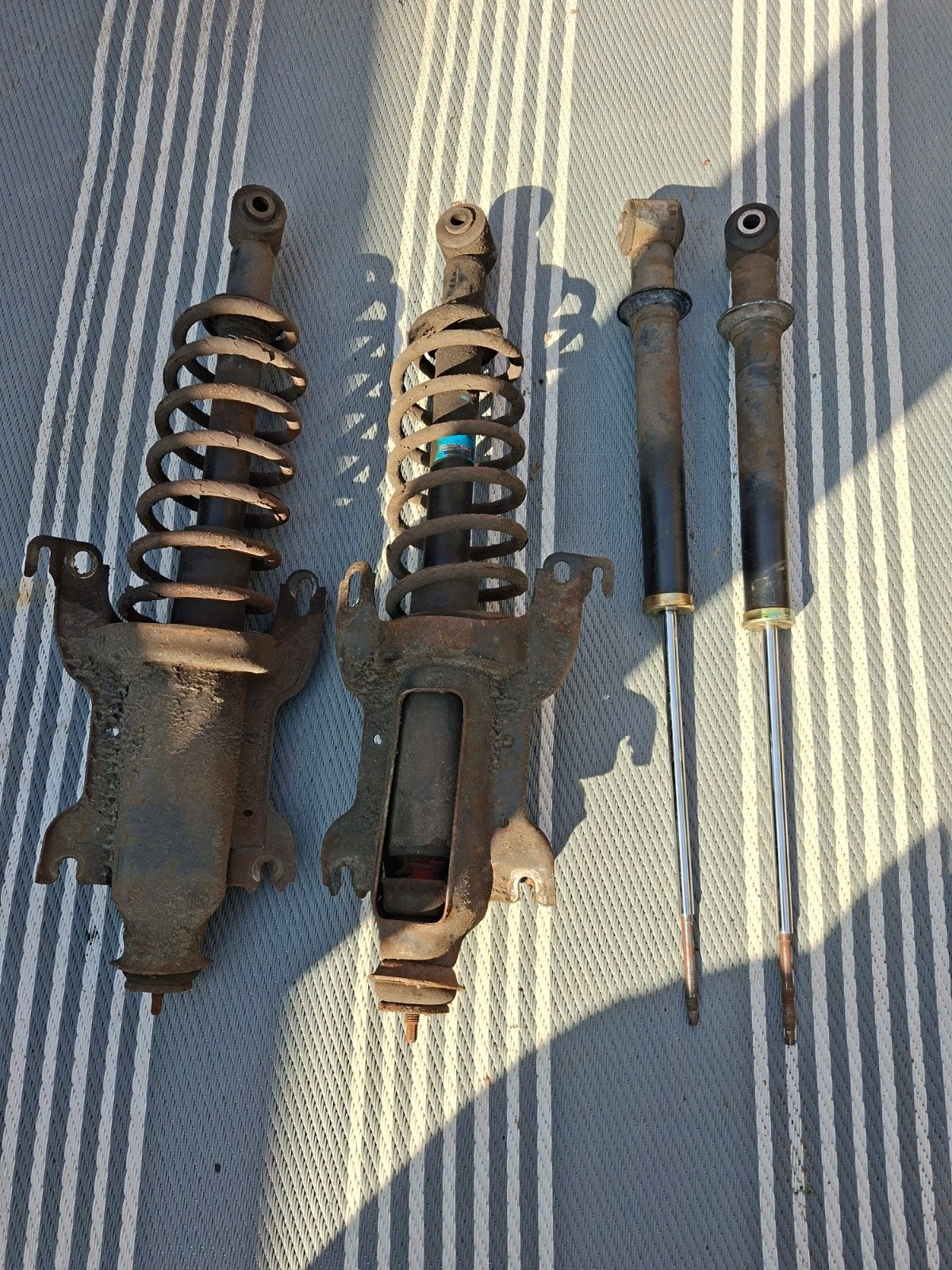 Veerpoten achter links en rechts Saab aeroGebruikt Saab 9-5, Ophalen of Verzenden