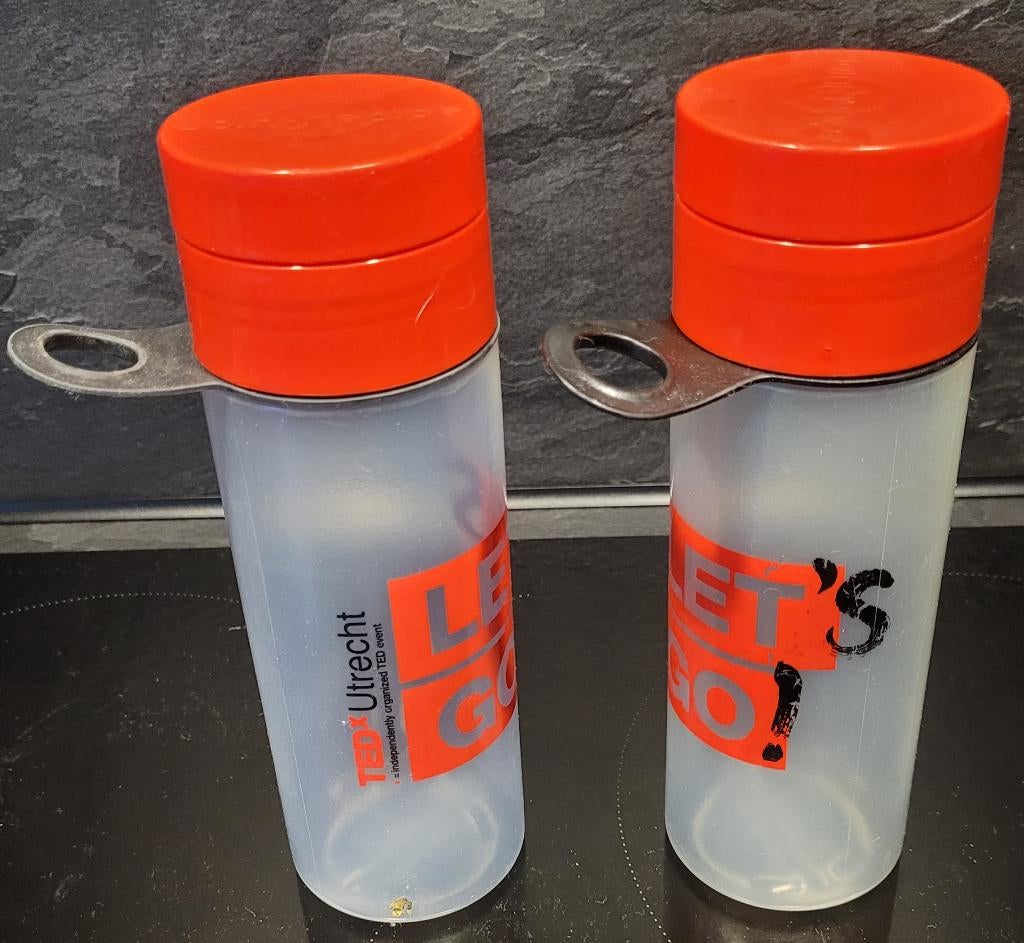Drinkfles / Bidon met reclame voor Ted-X event Utrecht, Ophalen of Verzenden, Zo goed als nieuw