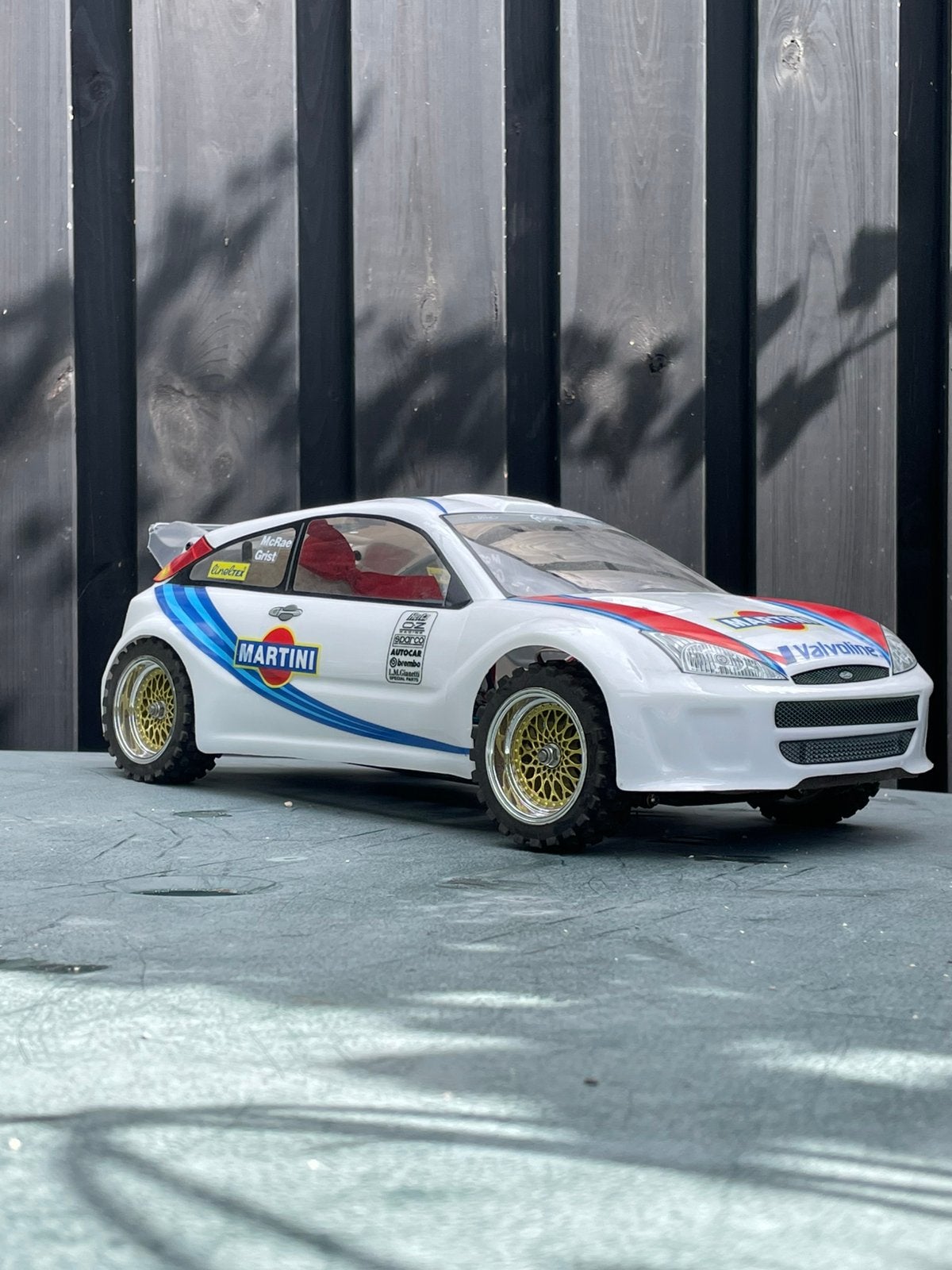 Ford Focus WRC Colin McRae TT-01, Elektro, Ophalen of Verzenden, Zo goed als nieuw, Schaal 1:10