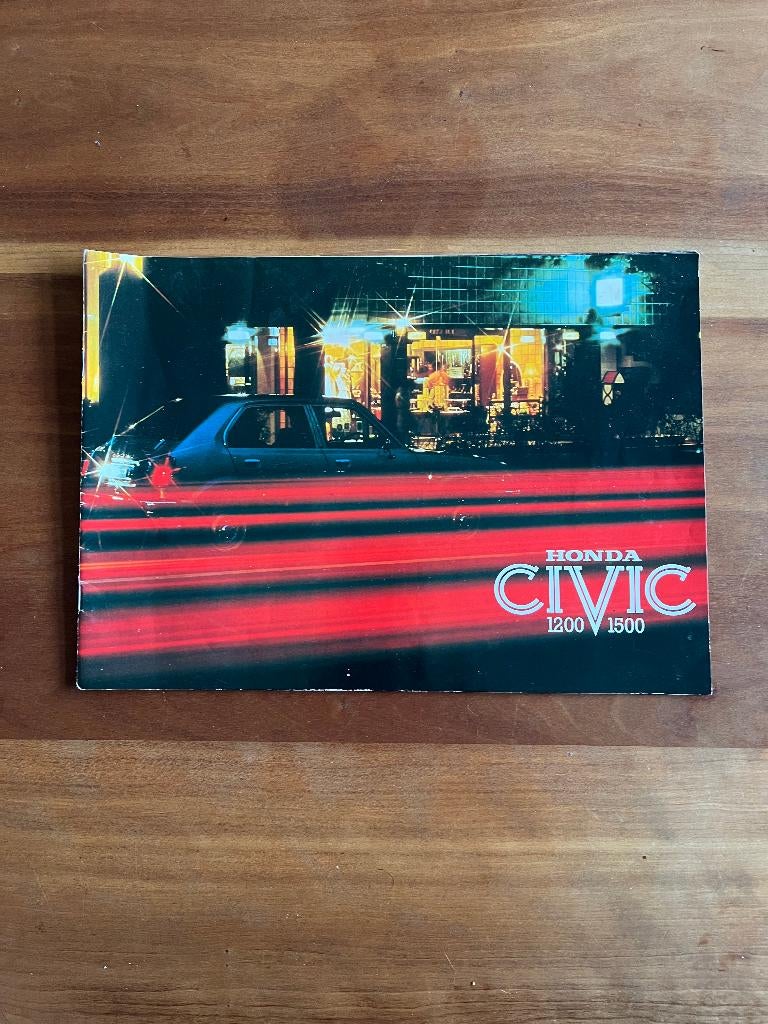 Oude Honda Civic folder, Ophalen of Verzenden, Zo goed als nieuw, Honda