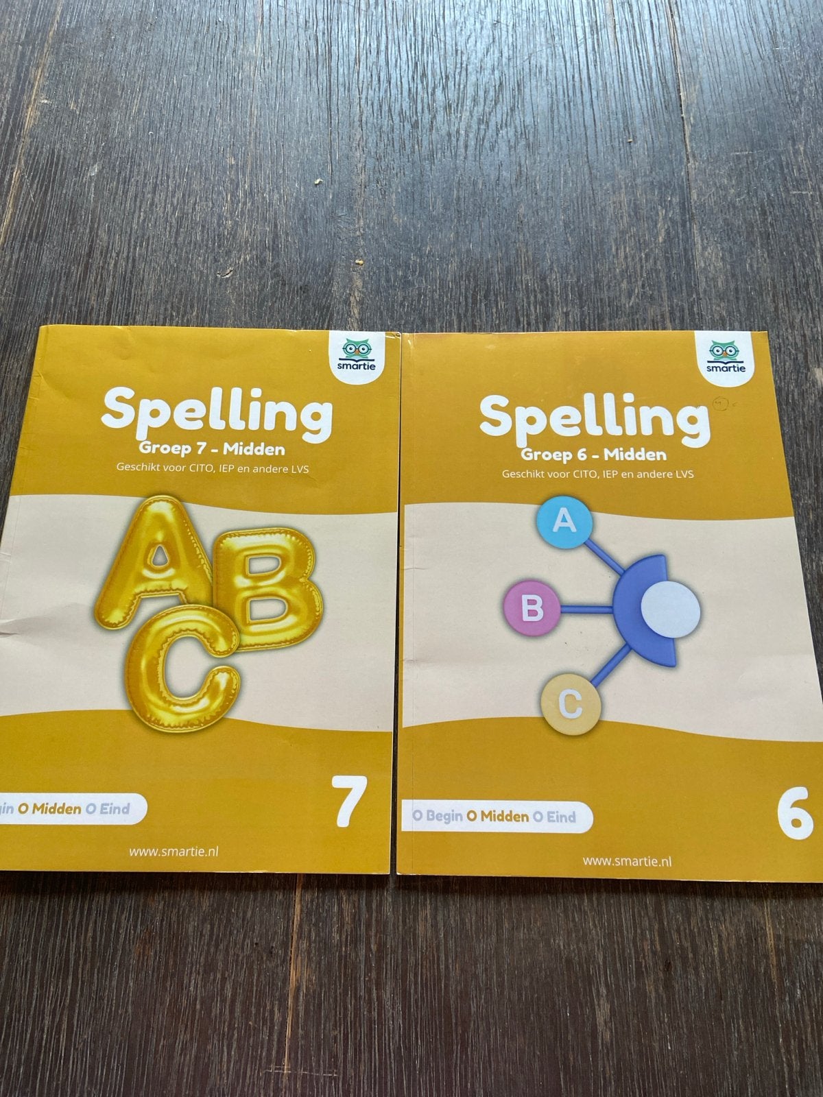 Smartie Oefenboeken Spelling Groep 6 & 7 Midden, Ophalen of Verzenden, Alpha, Zo goed als nieuw, Overige niveaus