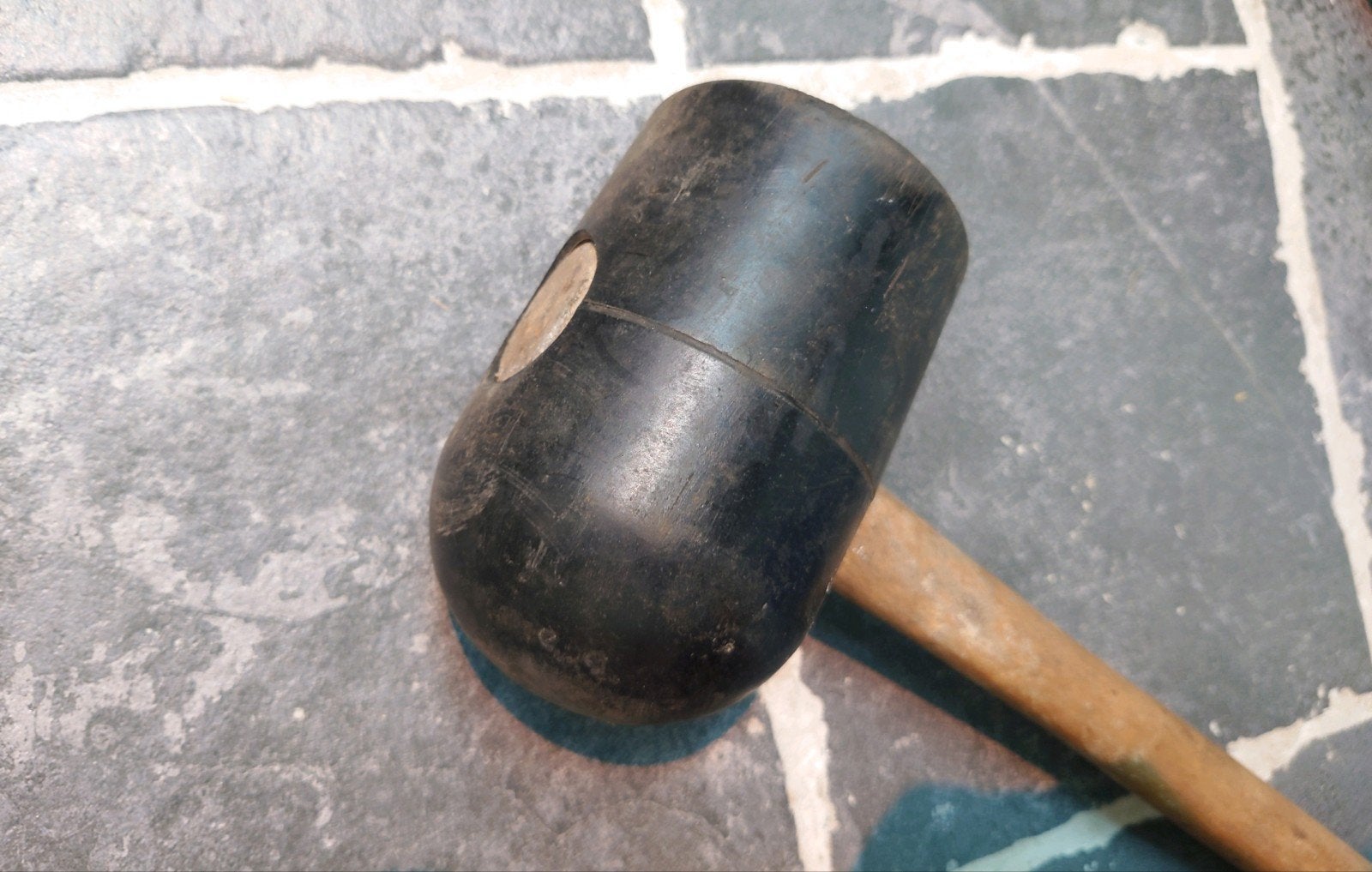 Rubberen hamer / Rubberhamer / rubber hamer, Doe-het-zelf en Verbouw, Ophalen of Verzenden, Gebruikt