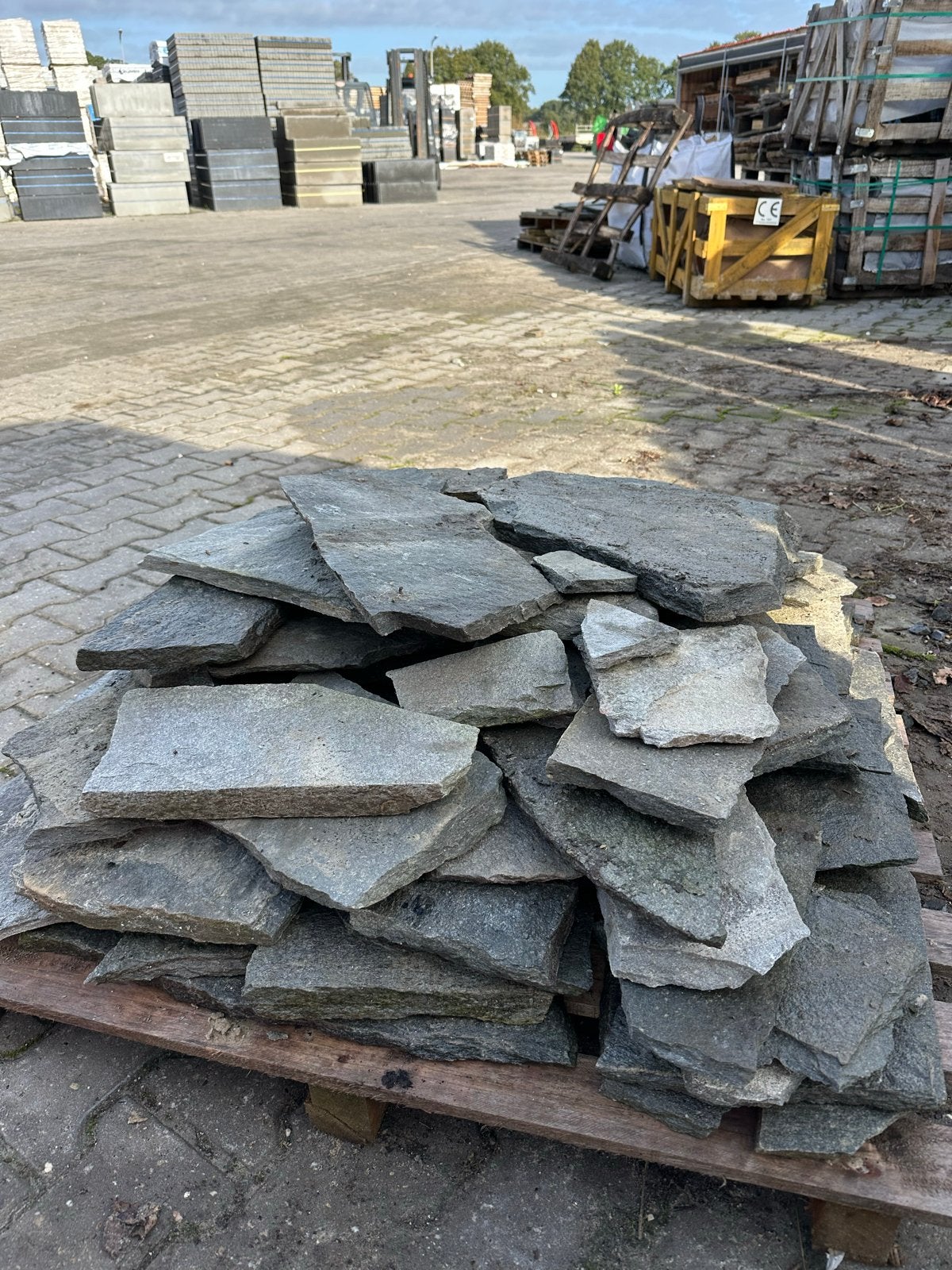 Natuursteen staptegels/flagstones, Ophalen, Nieuw, 5 tot 10 m², Natuursteen