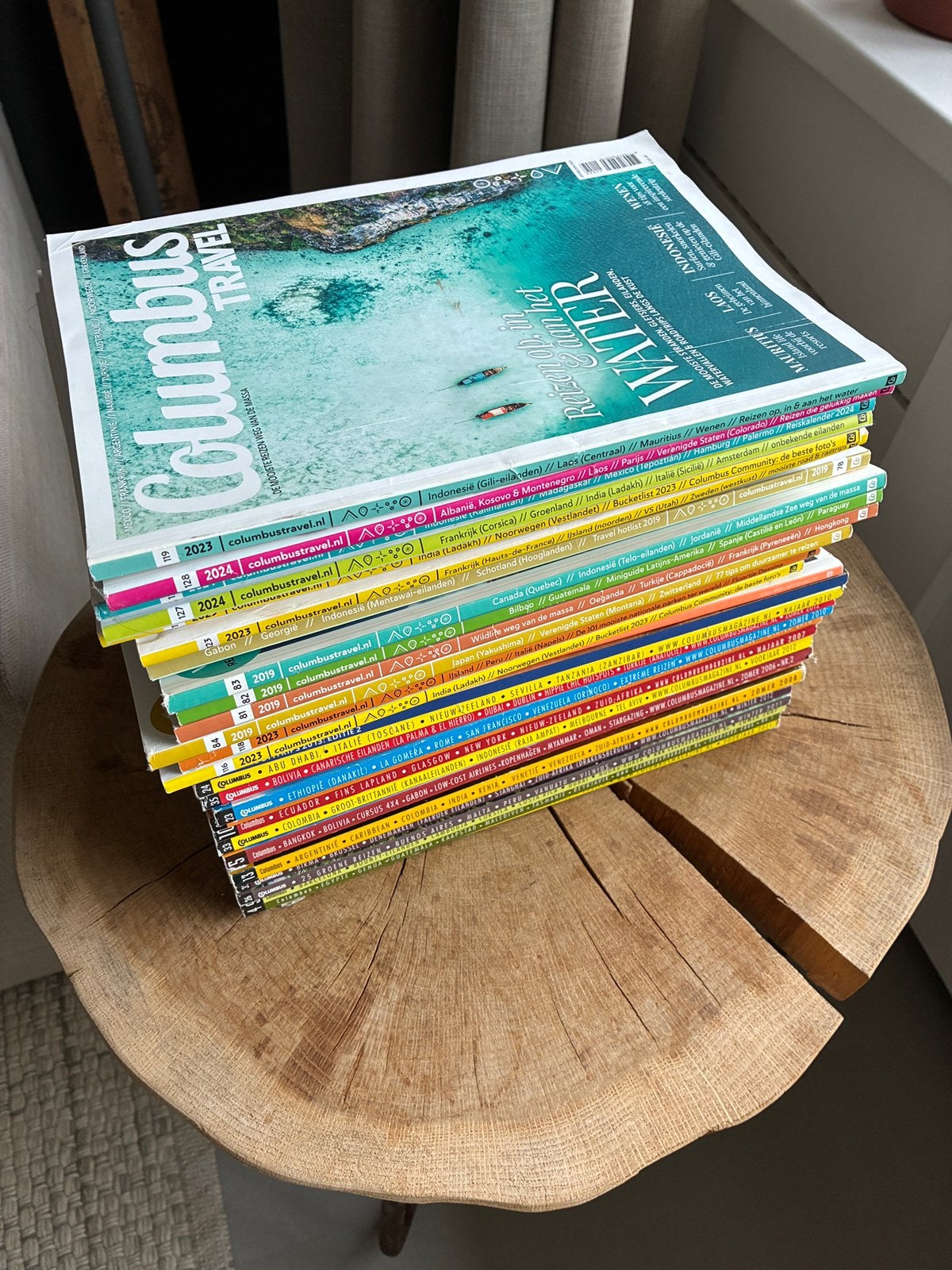 Diverse reis tijdschriften Columbus Magazine, Ophalen of Verzenden, Zo goed als nieuw