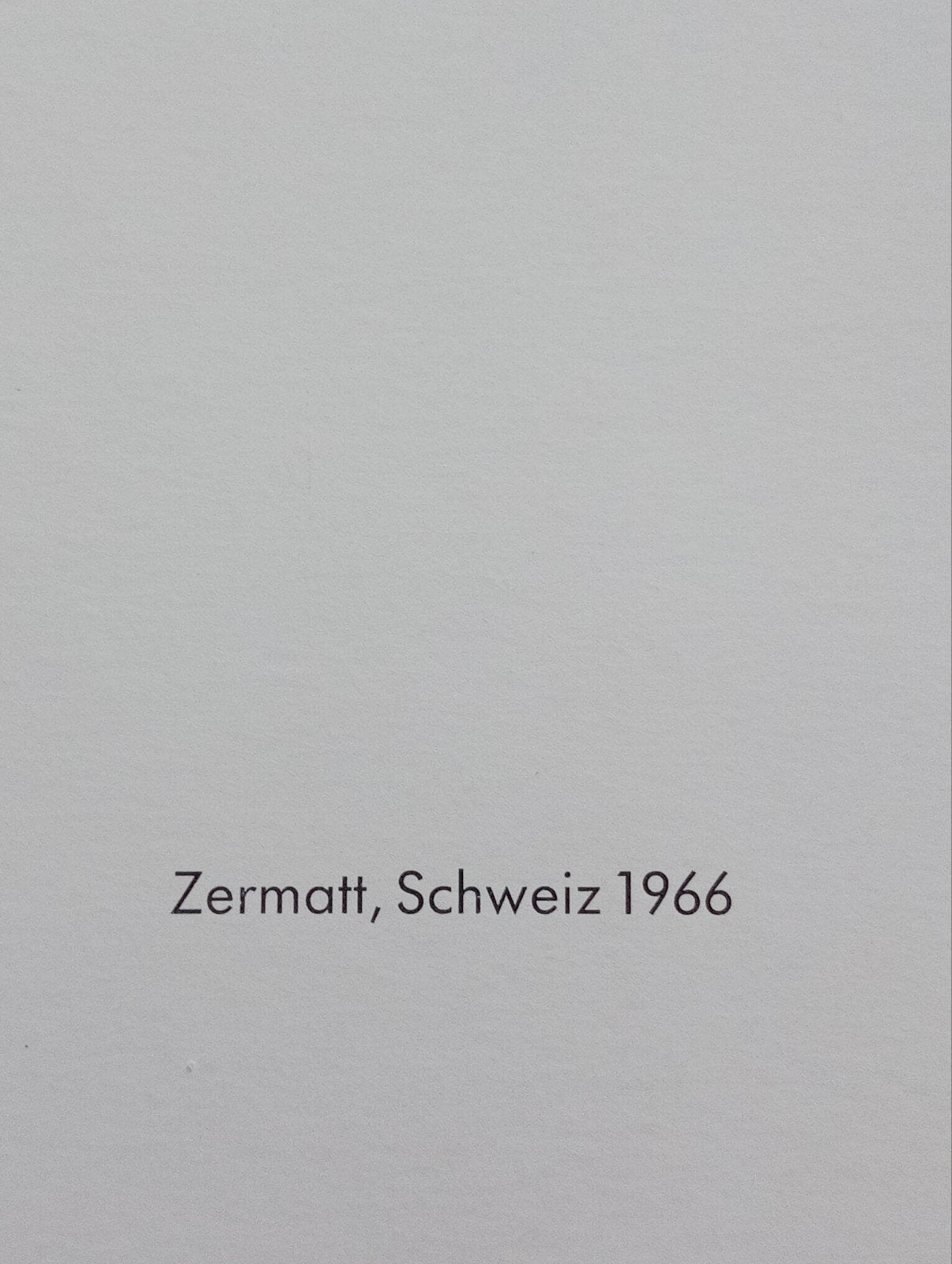 Aart Klein fotoprint Zermatt Zwitserland 1966, Ophalen of Verzenden