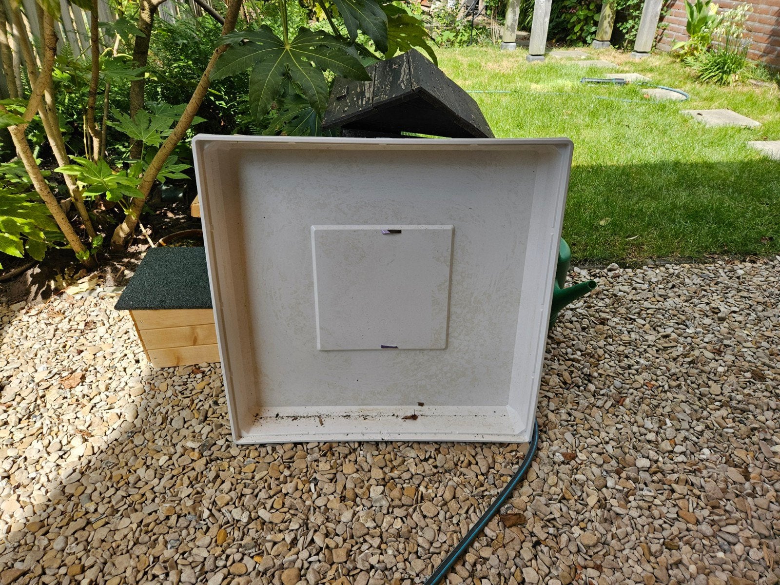 gratis lekbak voor wasmachine, Ophalen