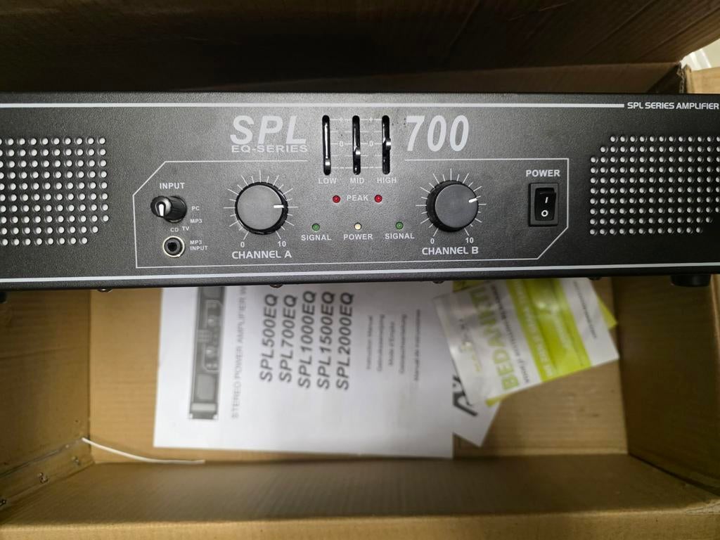 SPL EQ-SERIES 700 Versterker, Ophalen of Verzenden, Nieuw, 500 tot 1000 watt, P.A.