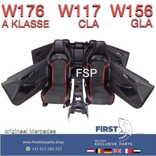 AMG Kuipstoelen Mercedes W176 W117 W156 Performance Stoelen, Gebruikt, -, Ophalen of Verzenden, -