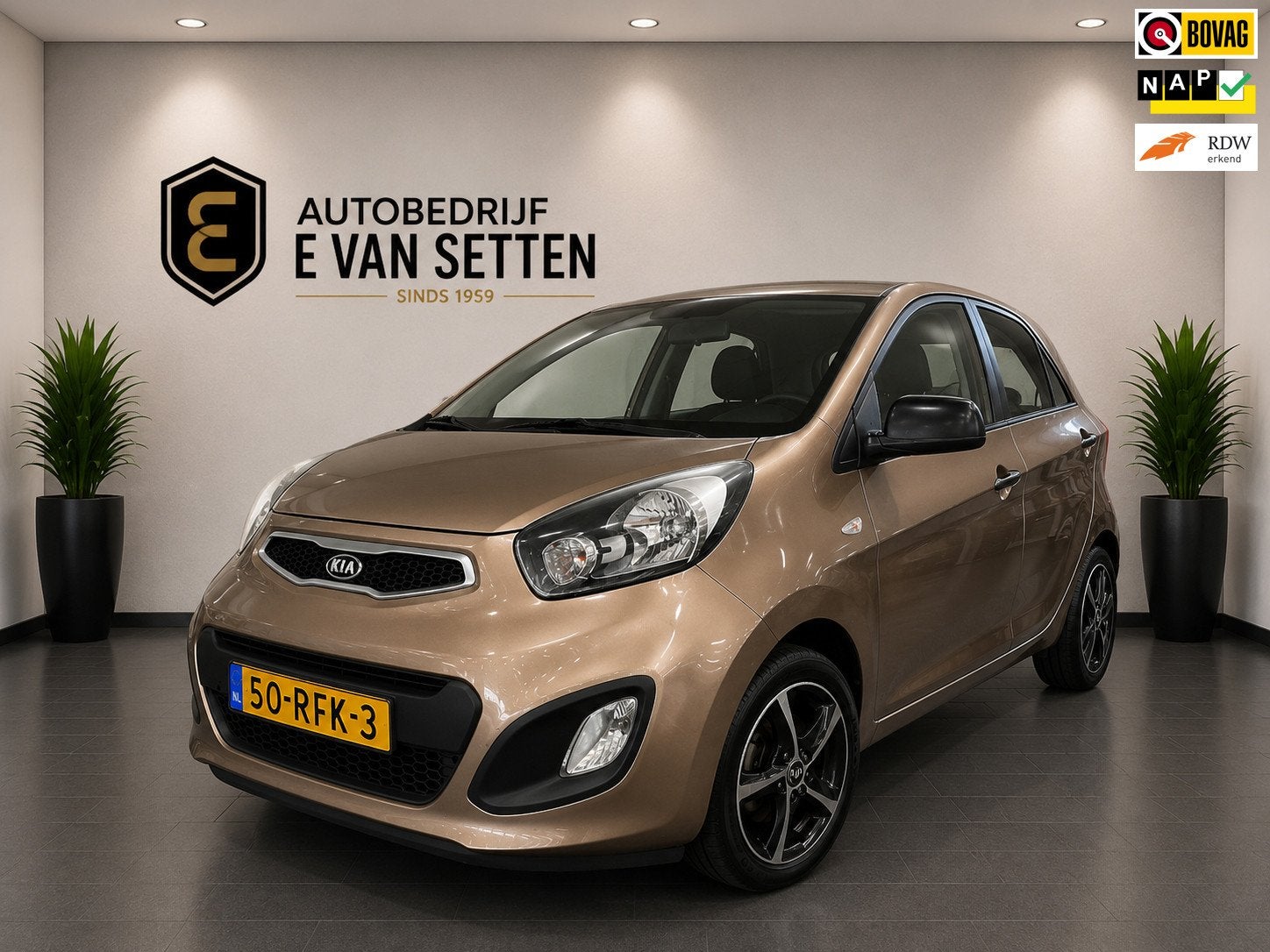 Kia Picanto 1.0 CVVT ISG Comfort Pack Isofix, Voorwielaandrijving, Euro 5, Stof, Gebruikt