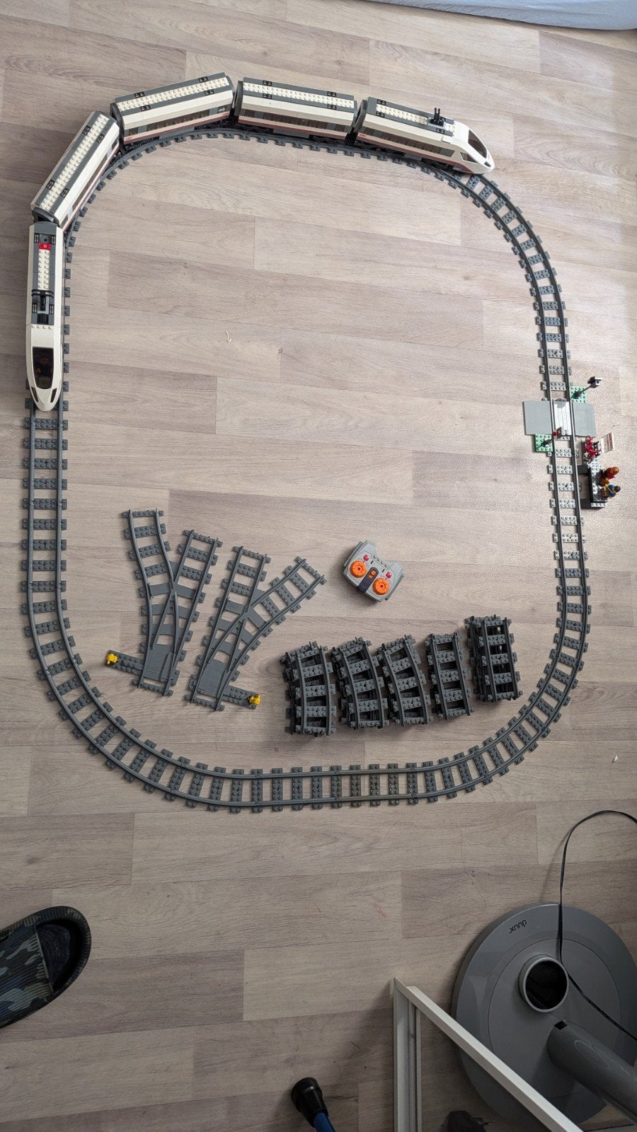 LEGO City trein met twee extra wagons en extra spoor, Ophalen, Lego, Compleet, City
