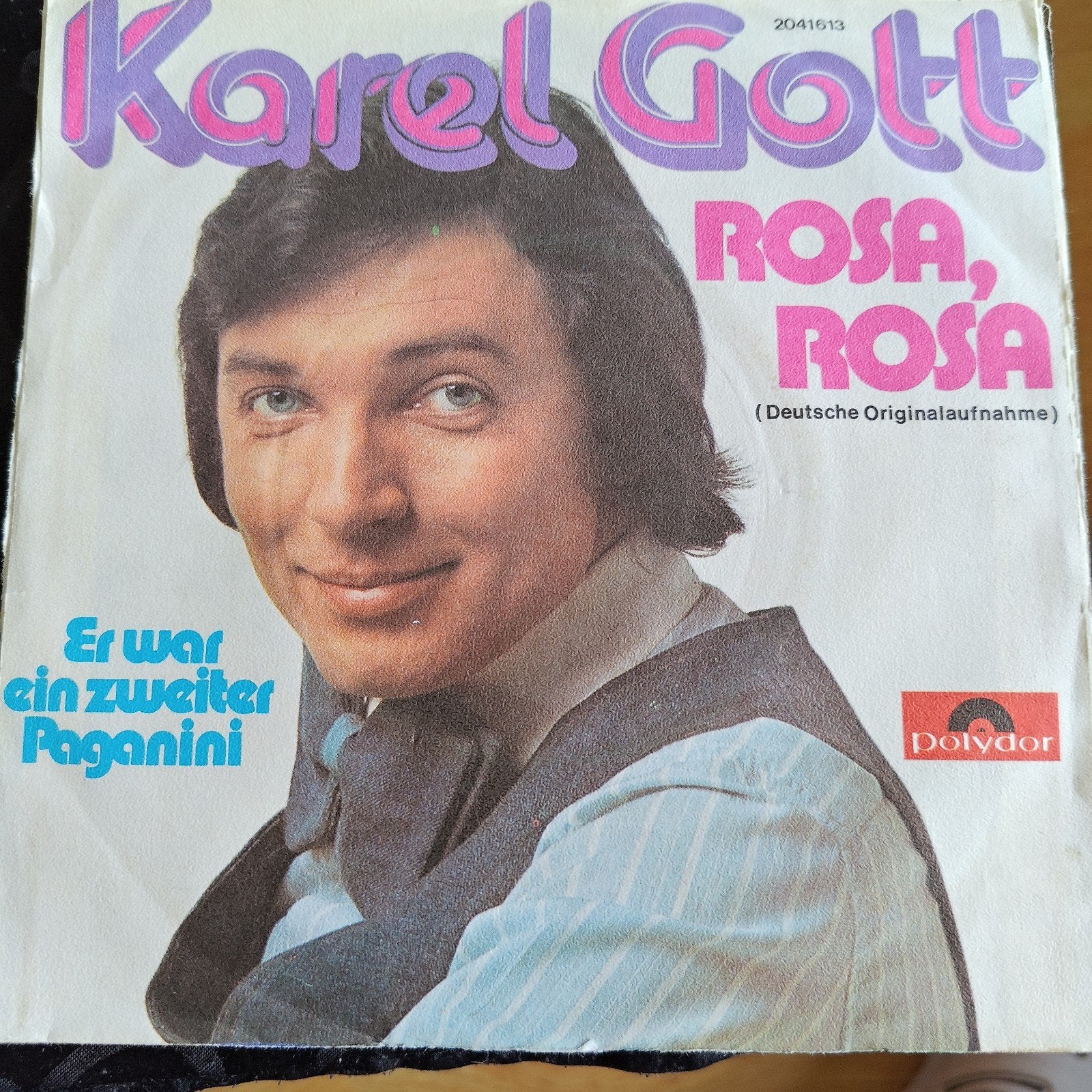 Karel Gott - Rosa, Rosa  Er war ein zweiter Paganini (Singl, Ophalen of Verzenden, Gebruikt, Overige genres