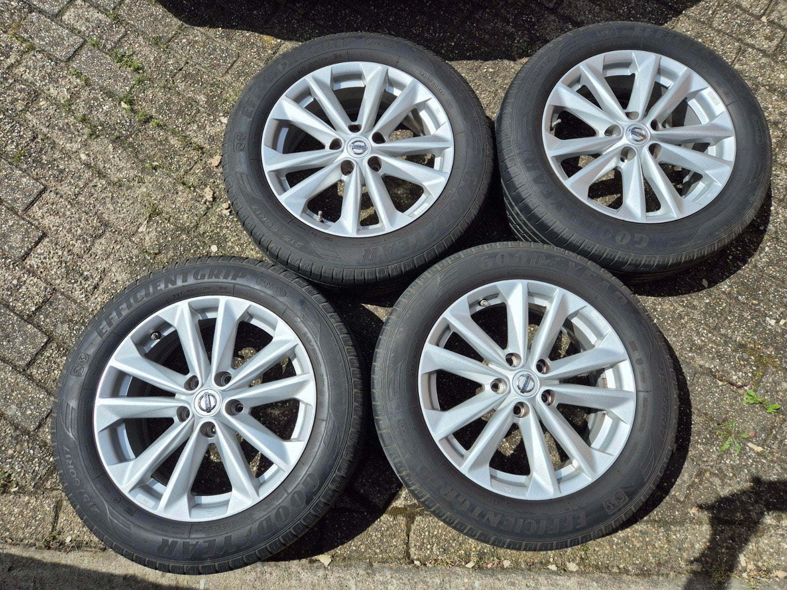Nissan Qashqai 17 inch velgen lichtmetaal, Auto-onderdelen, Overige Auto-onderdelen, Nissan, Ophalen