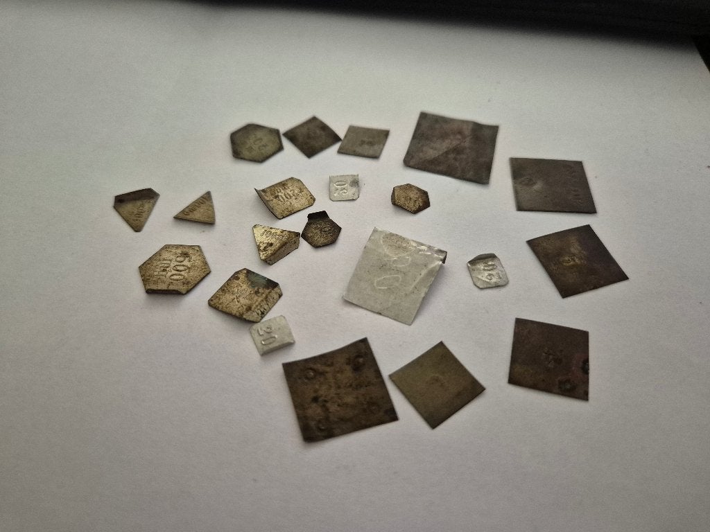 Antiek gewichten gewichtjes uit reisapotheek, Ophalen of Verzenden