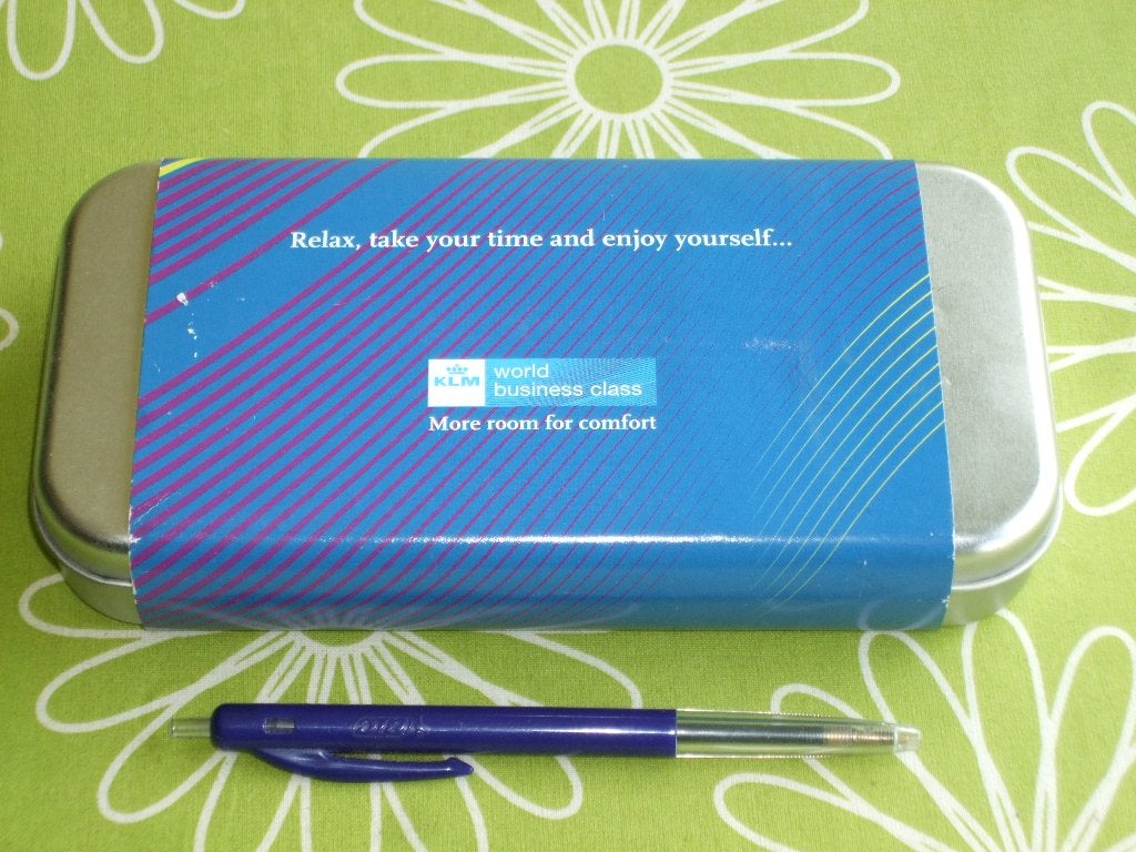 KLM Business class comfort set, Verzamelen, Ophalen of Verzenden, Zo goed als nieuw, Overige typen