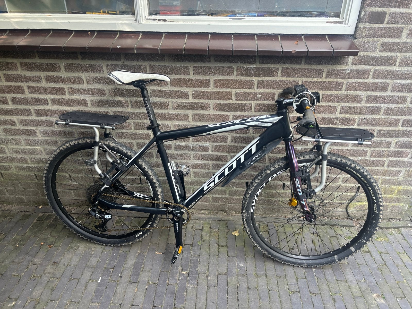 Scott Scale 660 touring fiets met Thule dragers, Gebruikt, 26 inch, 57 tot 61 cm, Meer dan 20 versnellingen