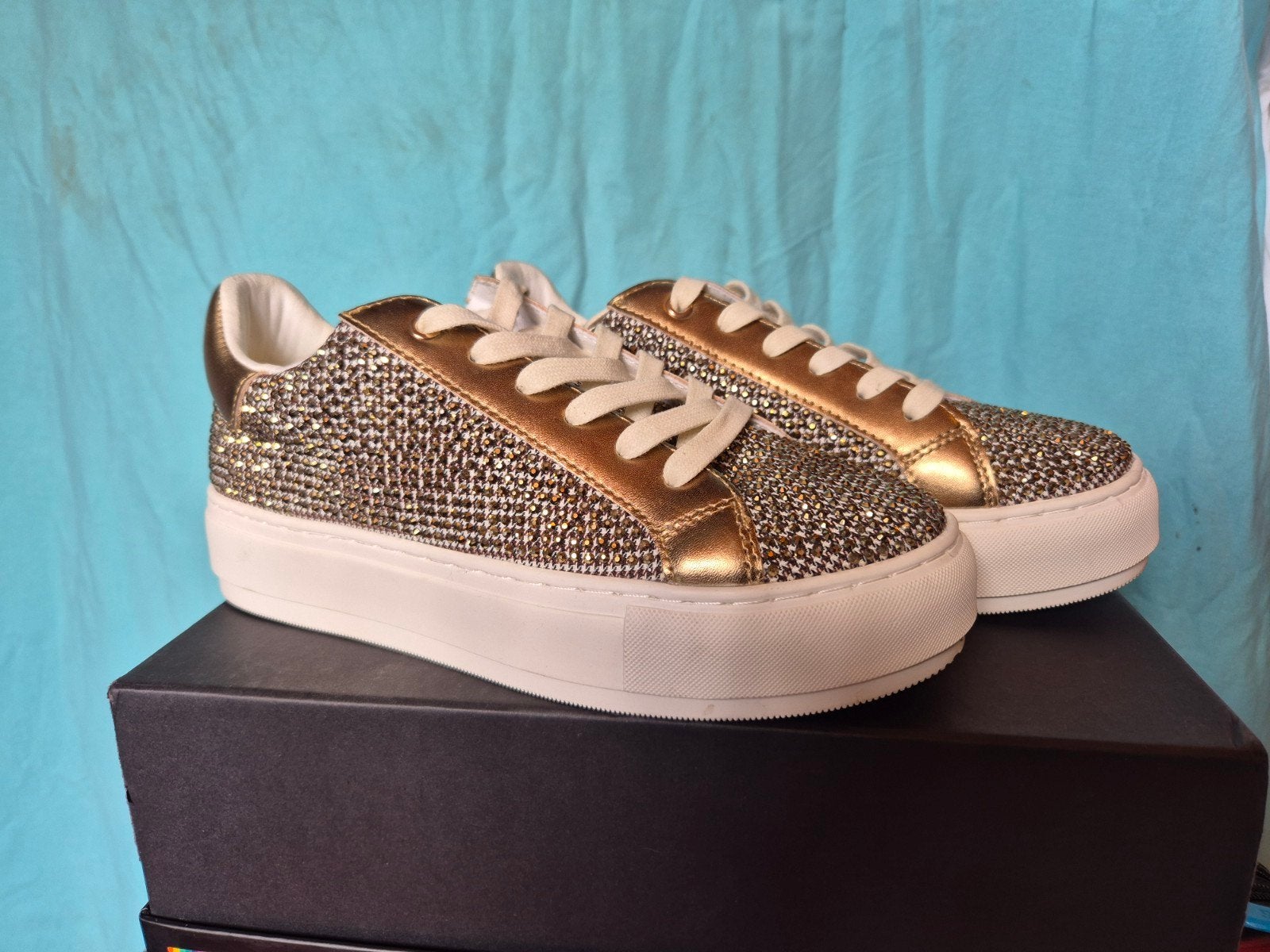 Kurt Geiger Sneakers Goud Maat 37, Kleding | Dames, Overige kleuren, Nieuw, Ophalen of Verzenden, Sneakers of Gympen