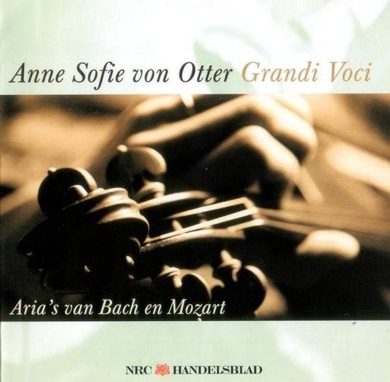 CD Anne Sofie von Otter - Grandi Voci Aria's van Bach,Mozart, Ophalen of Verzenden, Zo goed als nieuw, Barok, Album