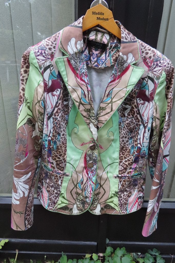 Apanage Collection Jasje met Dierenprint en Bloemen 38/40, Maat 38/40 (M), Meerkleurig, Apanage Collection, Ophalen of Verzenden