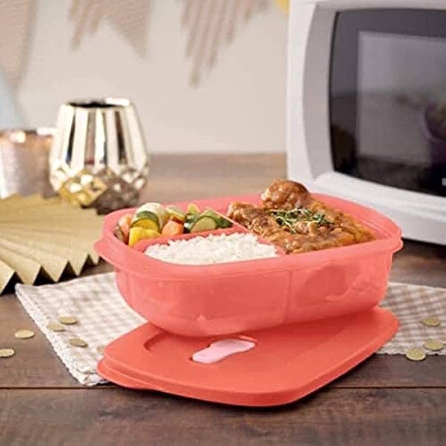 Tupperware magnetronbord ( Crystal wave serie), Met compartimenten, Overige kleuren, Overige typen, Nieuw