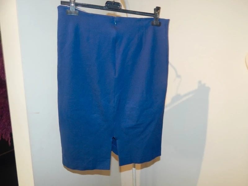 Missoni vorstelijk kobalt blauwe rok splitje achterkant IT44, Maat 38/40 (M), Zo goed als nieuw, Missoni, Onder de knie