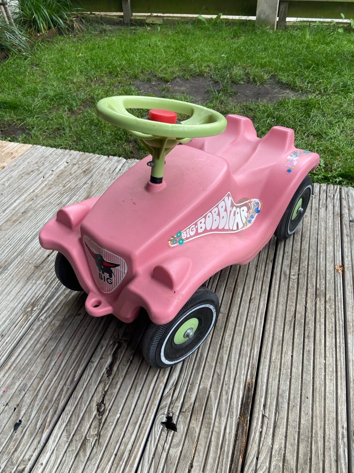 Roze BIG Bobby Car loopauto - Gebruikt, Ophalen, Gebruikt, Loopvoertuig