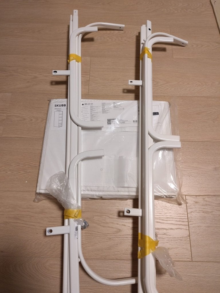 2x MULIG Kledingrek + SKUBB opberger, Ophalen, Zo goed als nieuw