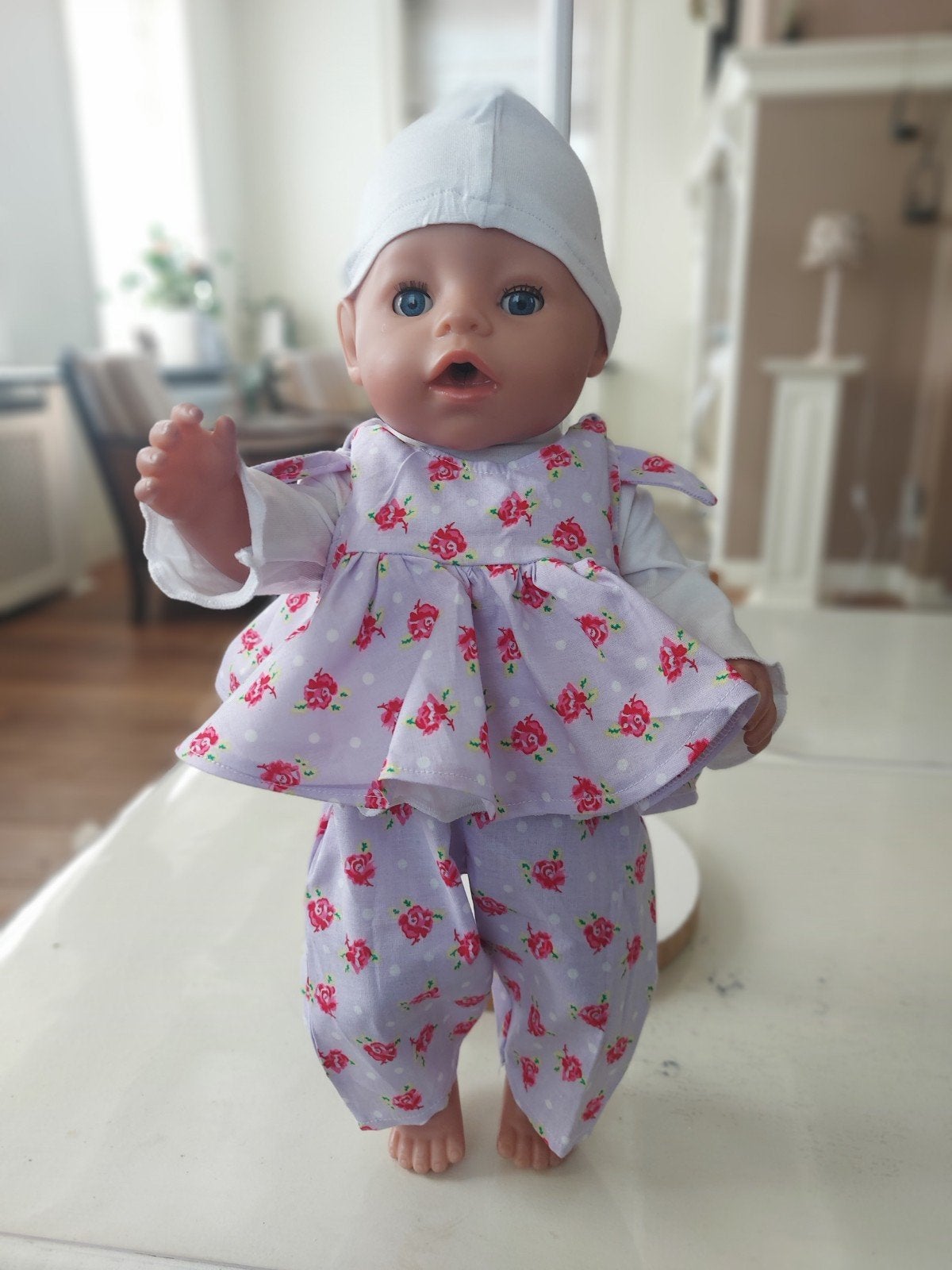 Leuk 4 delig roosjes set baby born pop 43cm, Ophalen of Verzenden, Nieuw, Babypop