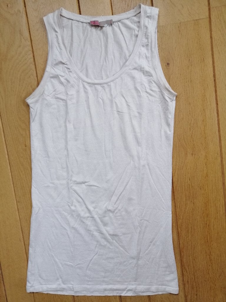 Saint Tropez top beige maat L, Maat 38/40 (M), Beige, Ophalen of Verzenden, Zo goed als nieuw