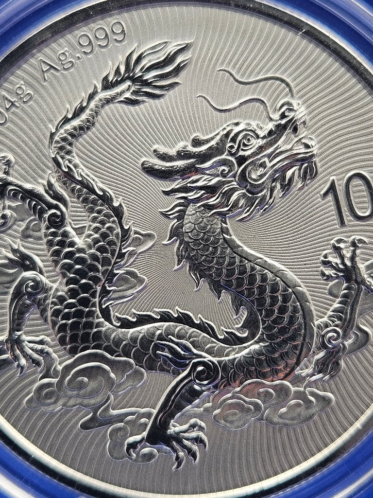 Foto 11 van (9273) TOPPER CHINA 20X DRAGON 10 YUAN 2026 ONE OUNCE