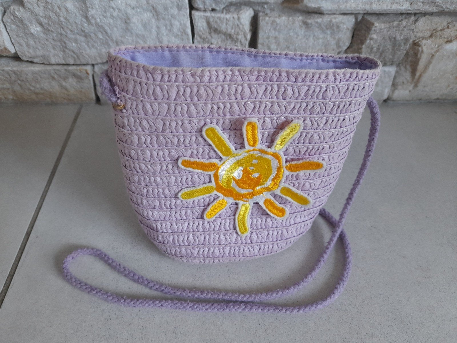 leuke kleine kindertas met zonnetje., Ophalen of Verzenden, Gebruikt