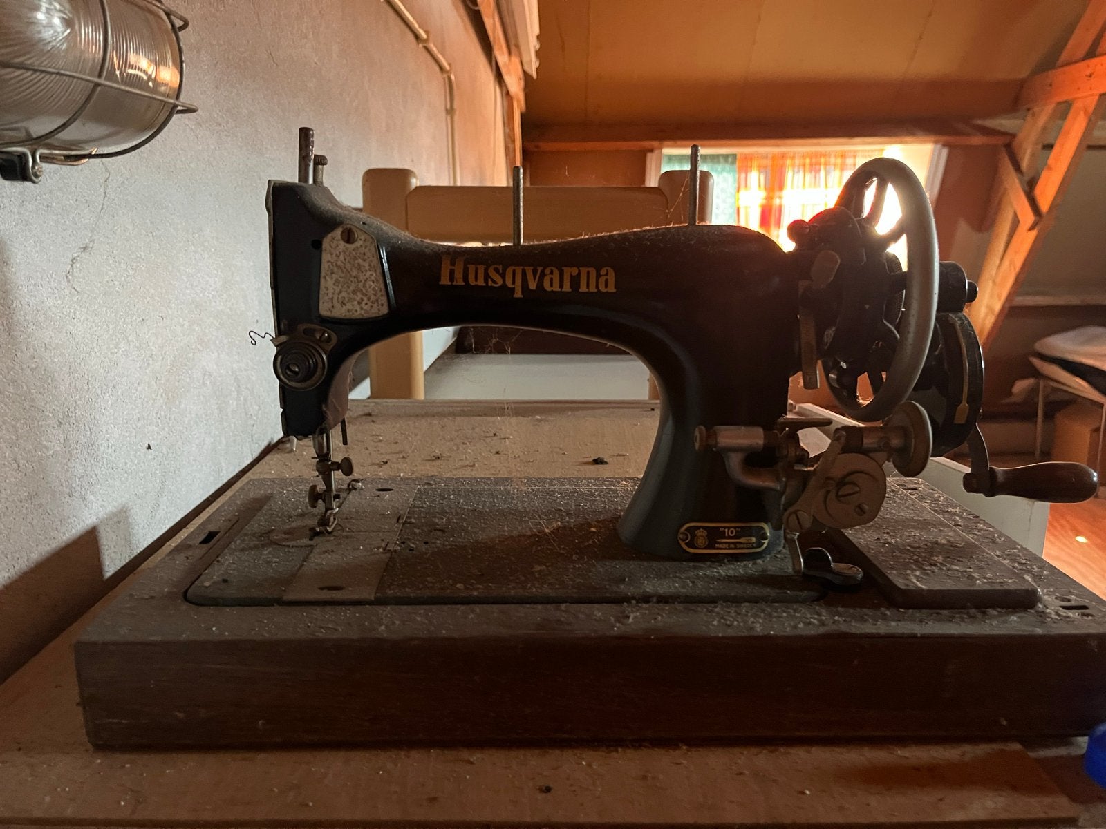 Antieke Husqvarna Naaimachine - Decoratief Stuk, Ophalen