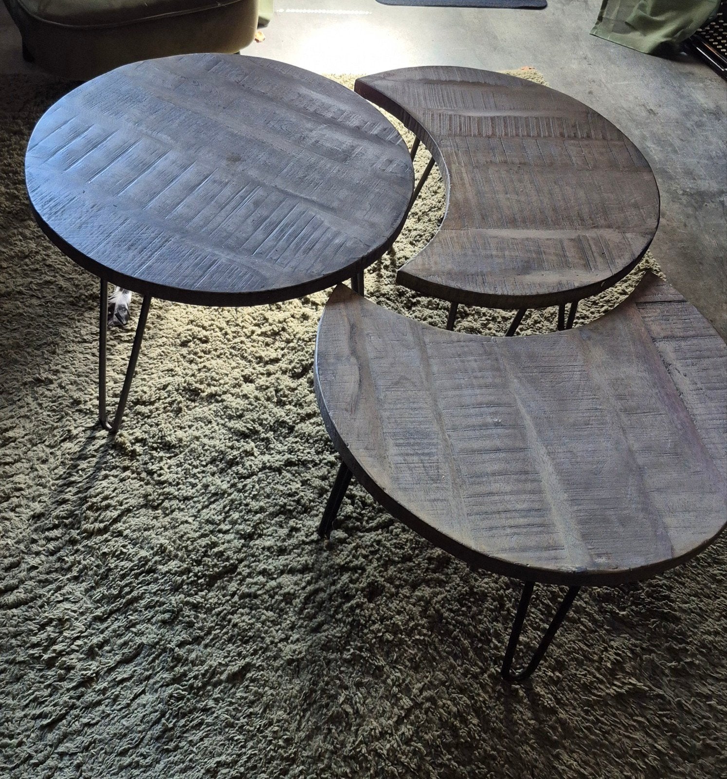 Salontafeltjes, Ophalen, Gebruikt, 50 tot 100 cm, Rond