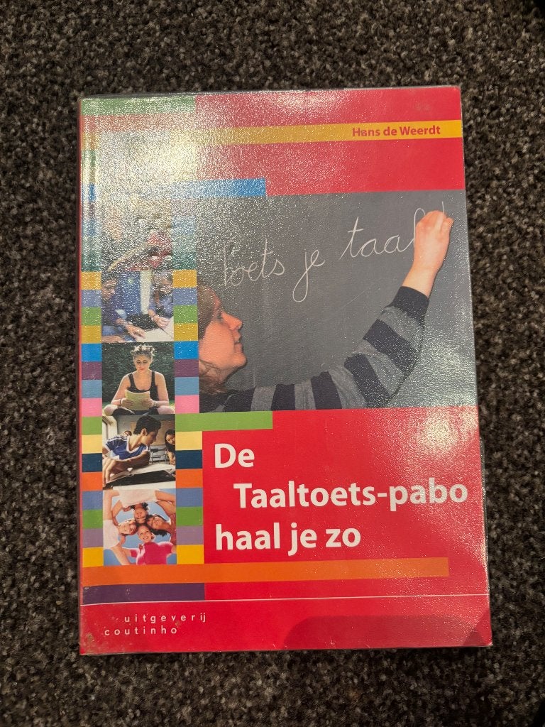 De taaltoets pabo haal je zo, Boeken, Ophalen, Alpha, Zo goed als nieuw, HBO