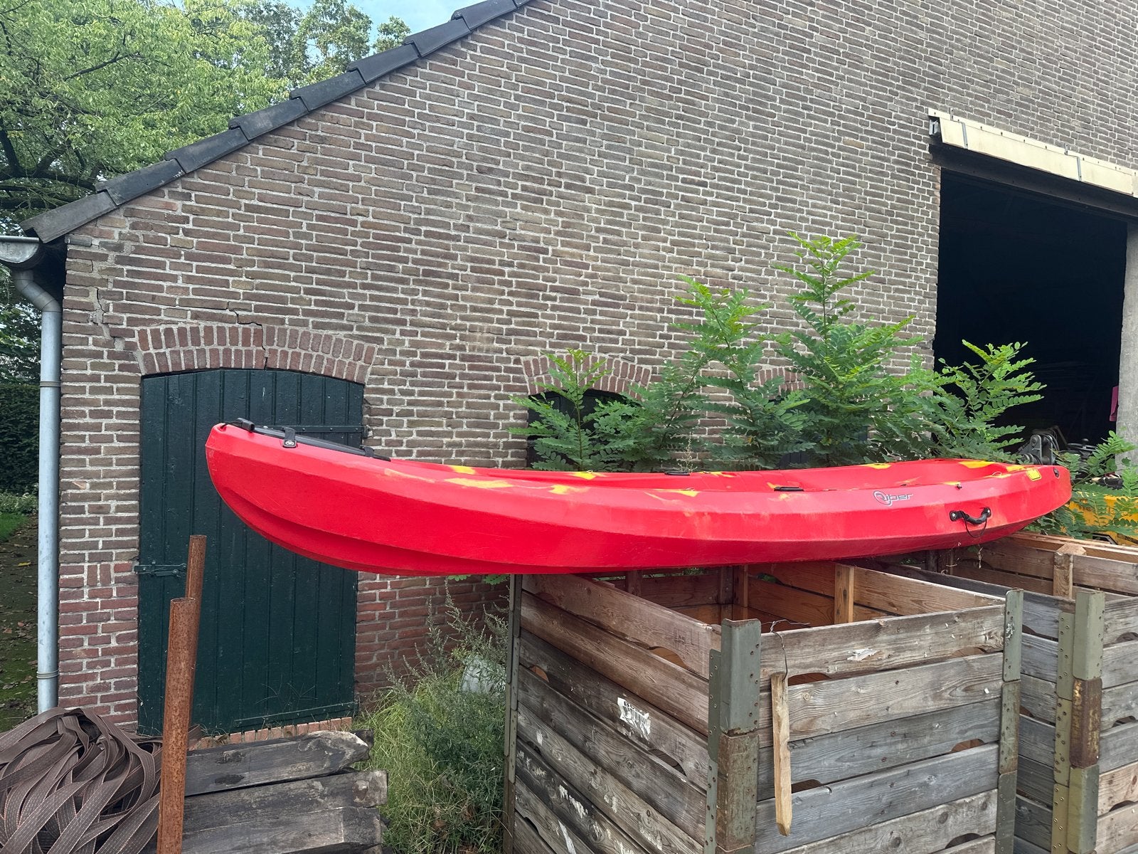 Sit on top kajak, 3 persoons. Opknapper, Watersport en Boten, Ophalen, Gebruikt, 1-persoons