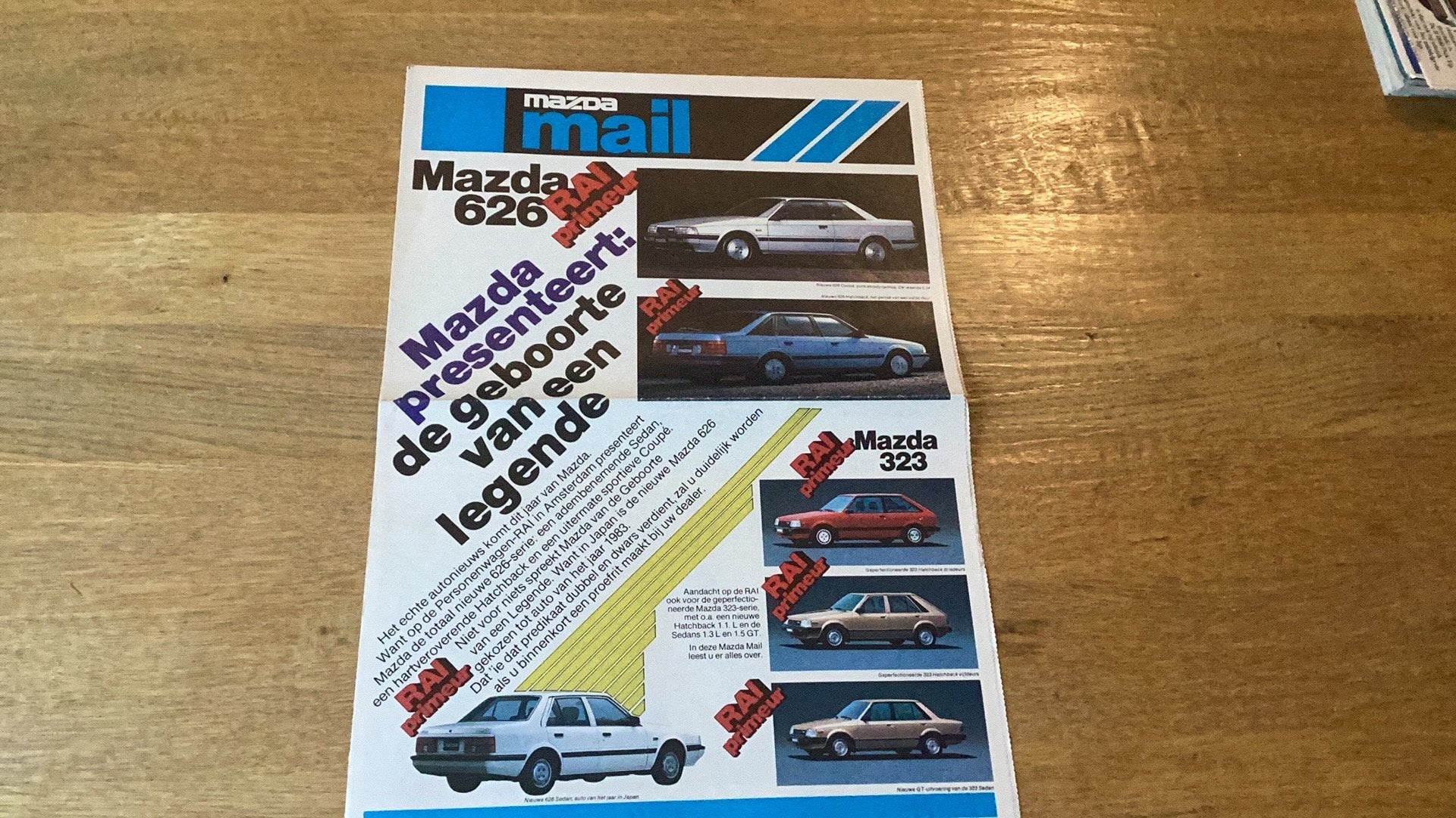 Mazda Mail: De geboorte van een legende (1983), Ophalen of Verzenden, Gelezen, Mazda