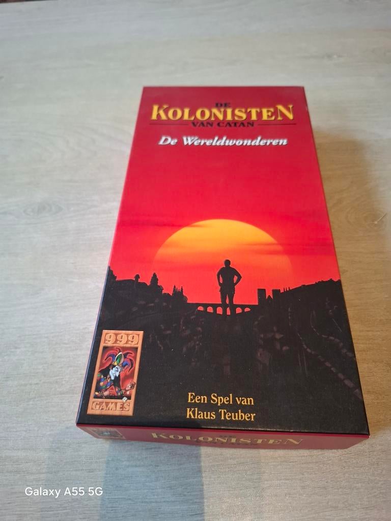 Kolonisten van Catan: De Wereldwonderen uitbreiding, Hobby en Vrije tijd, Gezelschapsspellen | Bordspellen, Zo goed als nieuw