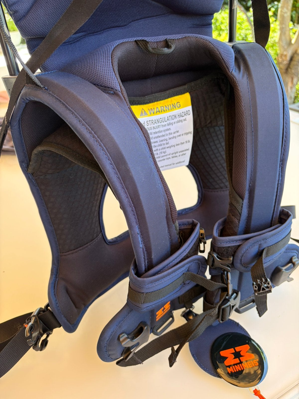 Minimeis schouderdrager 2 x gebruikt, Kinderen en Baby's, Babydragers en Draagdoeken, Overige merken, Ophalen of Verzenden, Zo goed als nieuw