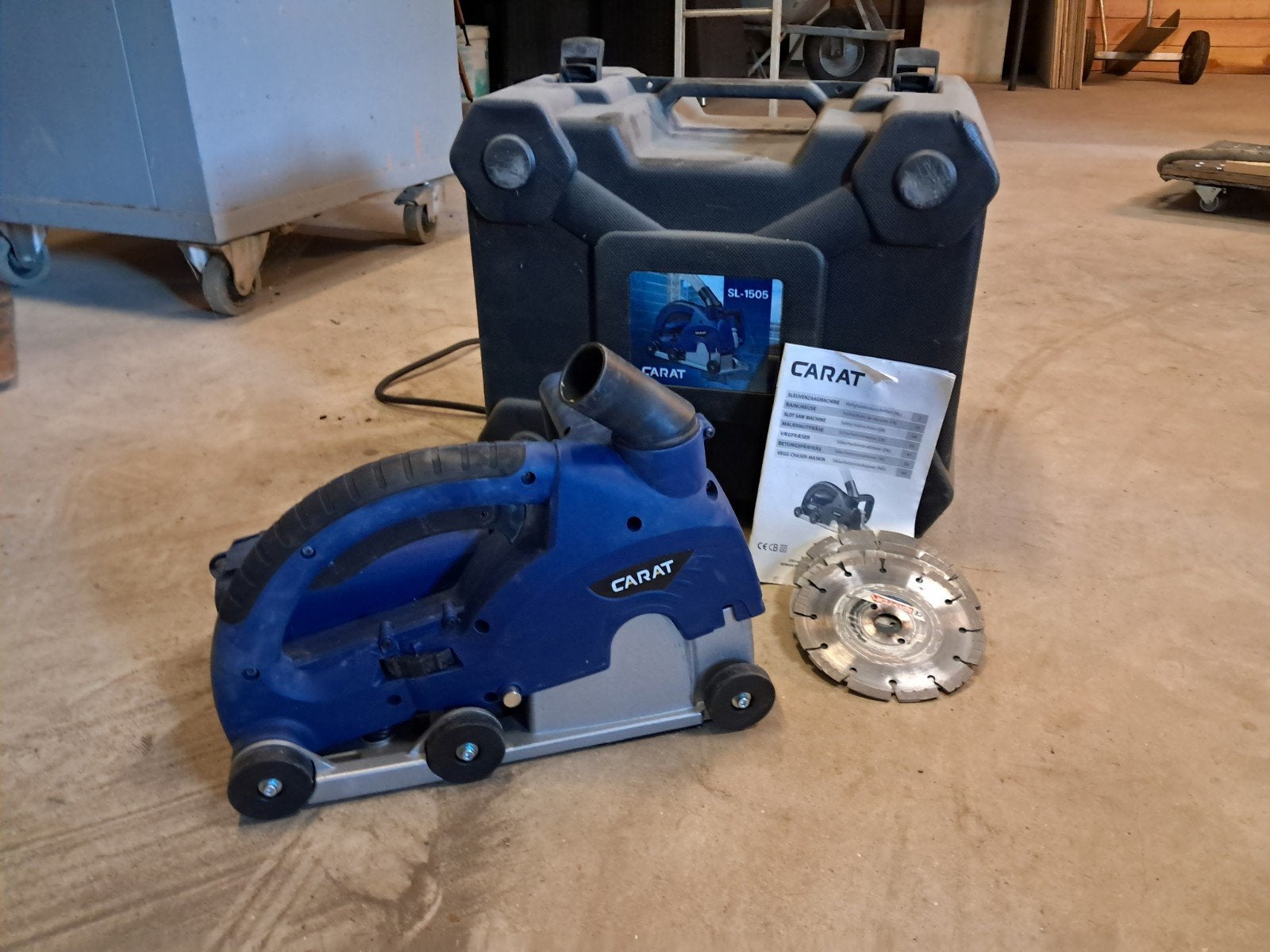 NIEUW!! Carat SLEUVENZAAGMACHINE type SL 1505, Ophalen, Zo goed als nieuw