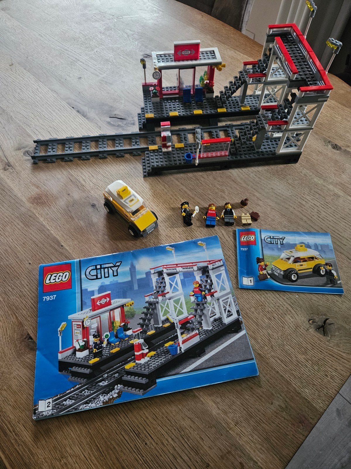 LEGO City Treinstation met Loopbrug (7937), Ophalen of Verzenden, Gebruikt